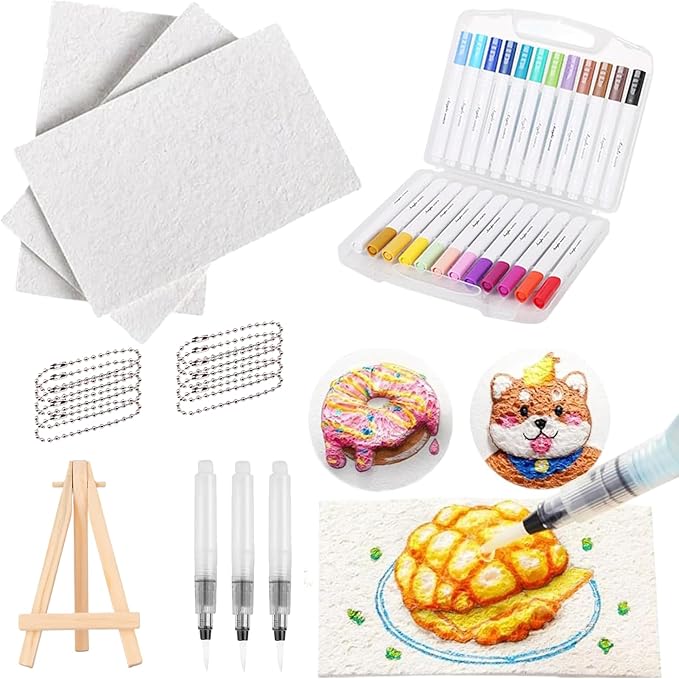 😃Great Summer Activity Idea! – Magic 3D Foam Texture Painting Kit 🎨✨