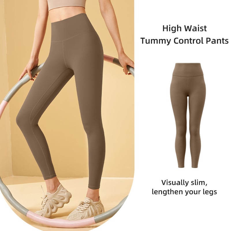 🎁Last Day 49% OFF🔥High Waisted Tummy Control Side Pocket Shaping Training Leggings