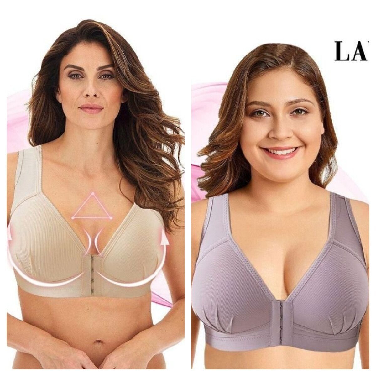 👱‍♀️Plus Size Front Closure Elastic Comfort Bra(Buying 2 Free Shipping)