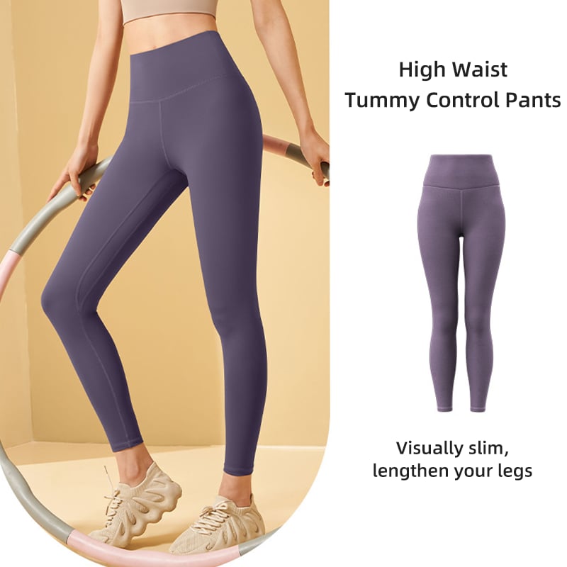 🎁Last Day 49% OFF🔥High Waisted Tummy Control Side Pocket Shaping Training Leggings