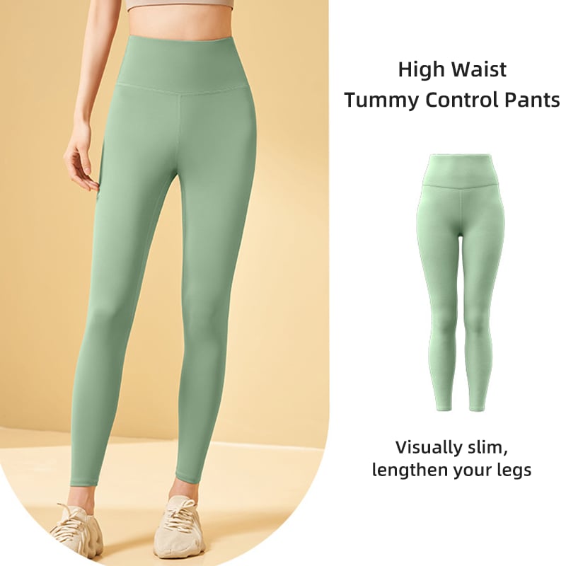 🎁Last Day 49% OFF🔥High Waisted Tummy Control Side Pocket Shaping Training Leggings