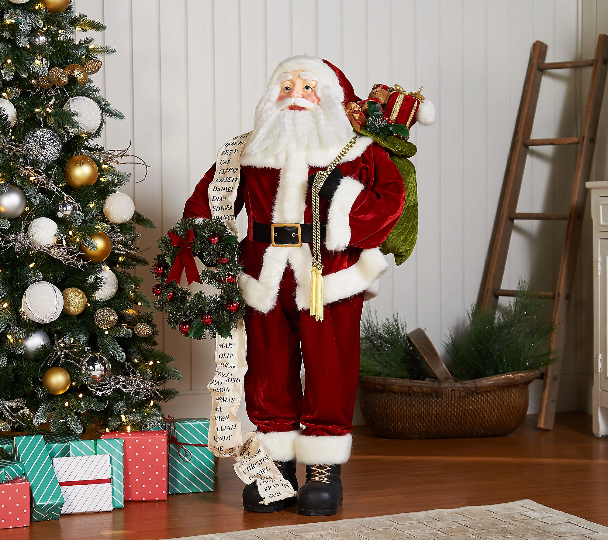 🎉Limited Time Promotion💝Buy 2 Get 2 Free💥Oversized Santa or Mrs. Claus with Holiday Treats by Valerie