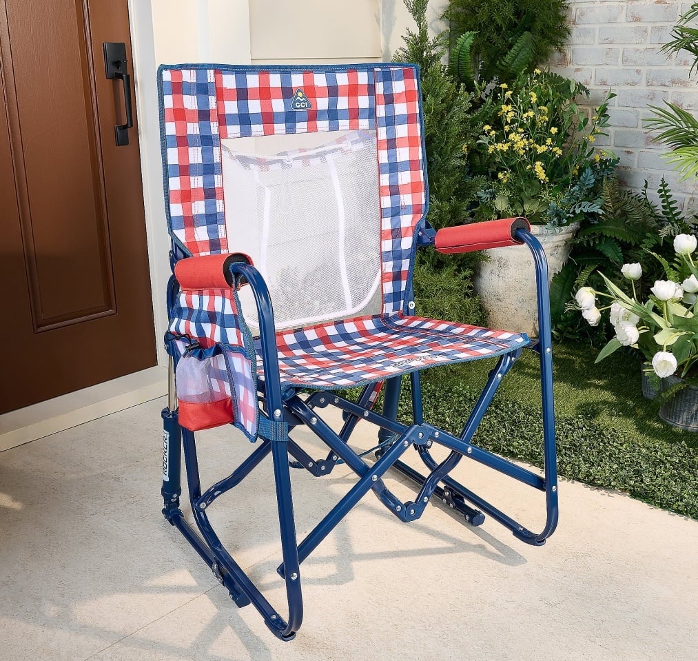 🎉Limited Time Promotion💝Only Today Buy 2 Get 2 Free💥GCI Outdoor Pack Away Portable Rocking Chair✅350-lb Weight Capacity