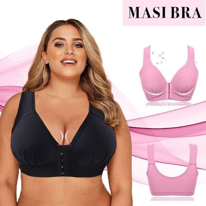 👱‍♀️Plus Size Front Closure Elastic Comfort Bra(Buying 2 Free Shipping)