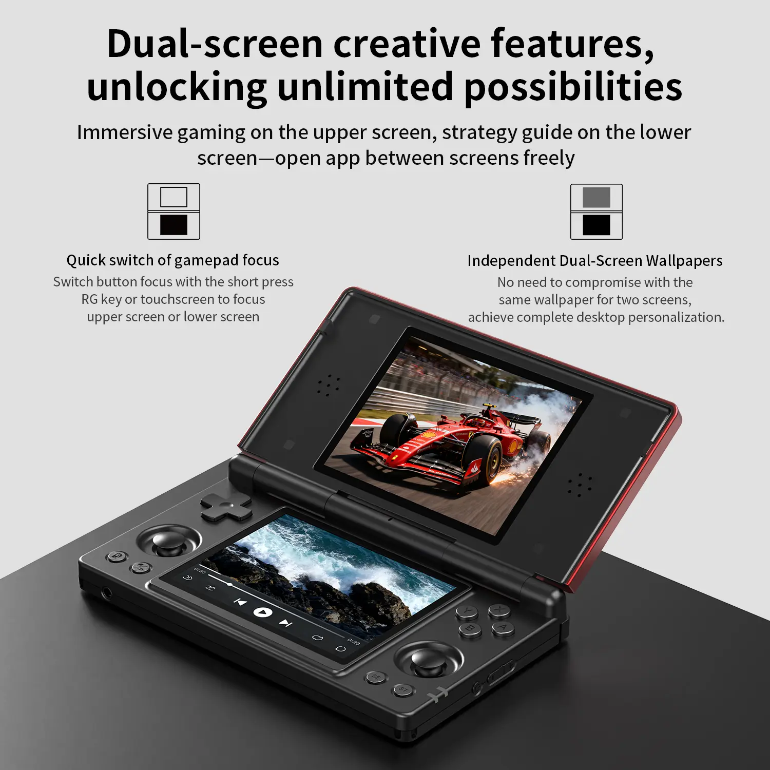 ANBERNIC RG DS Handheld Game Consoles RGDS Retro Gaming Console