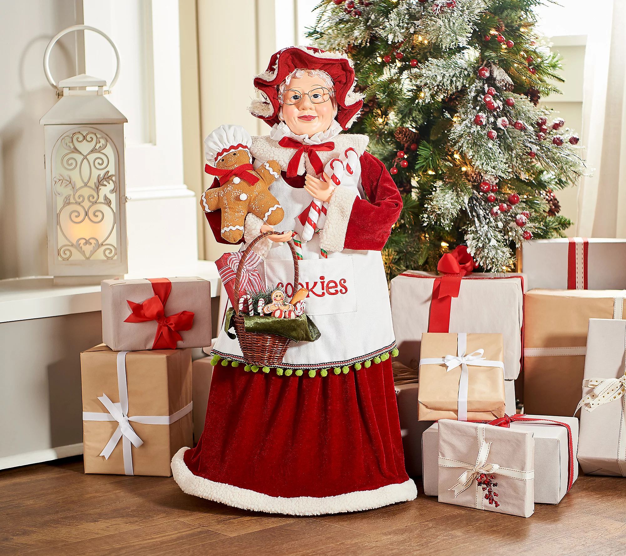 🎉Limited Time Promotion💝Buy 2 Get 2 Free💥Oversized Santa or Mrs. Claus with Holiday Treats by Valerie