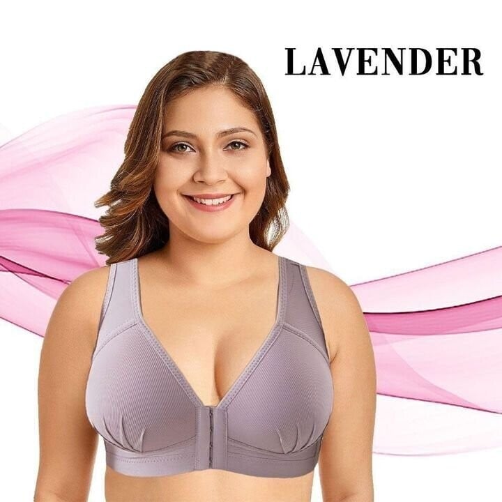 👱‍♀️Plus Size Front Closure Elastic Comfort Bra(Buying 2 Free Shipping)
