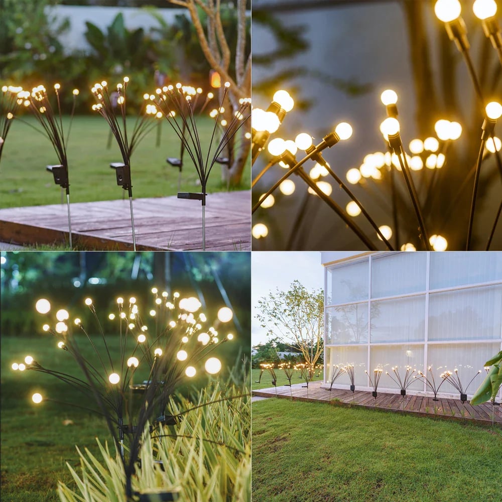Christmas promotion🔥 IP65 Waterproof Solar Powered Firefly Garden Light(Buy 6 Free Shipping)