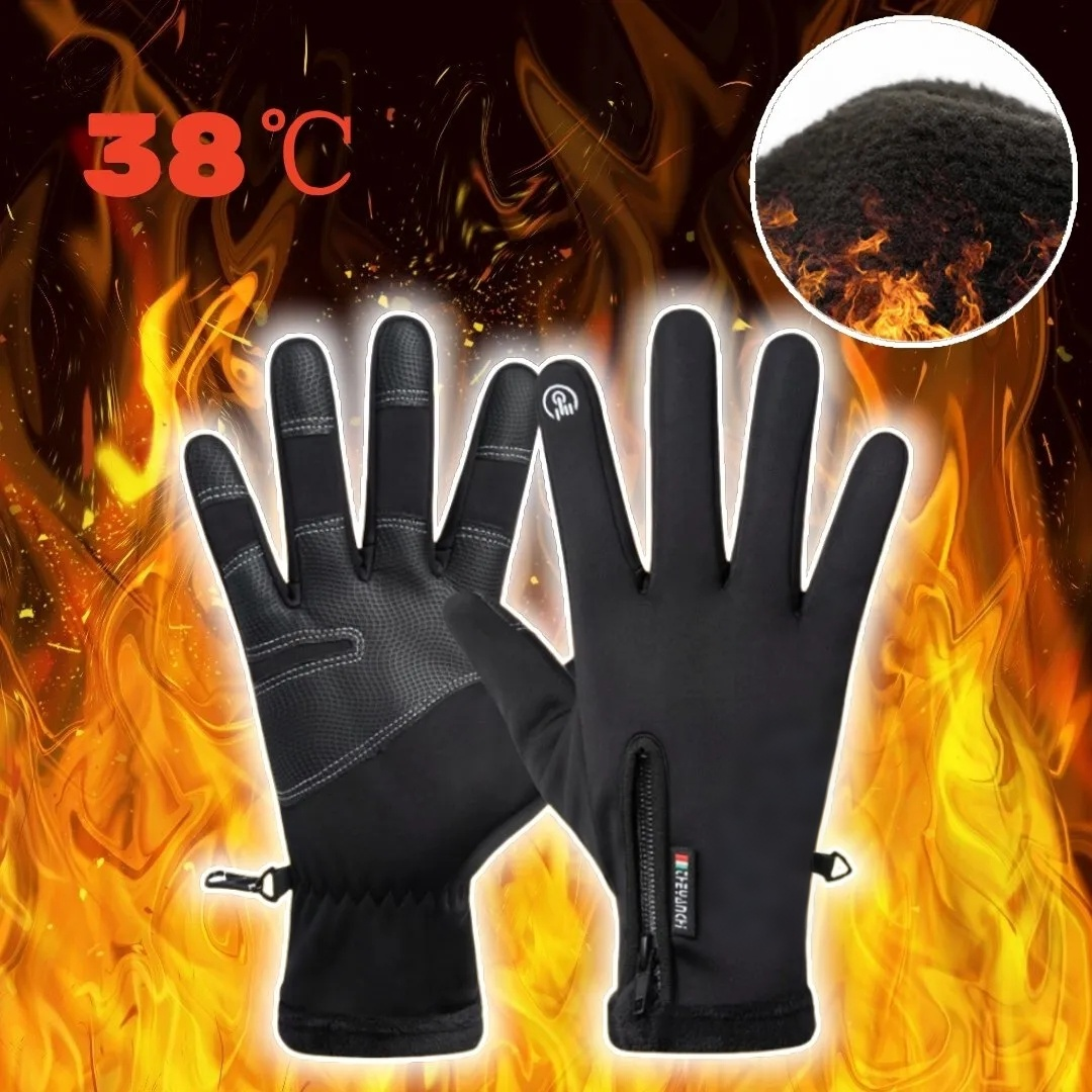 Anti-Slip Thermal Touch Screen Anti-Slip Winter Gloves for Men Women