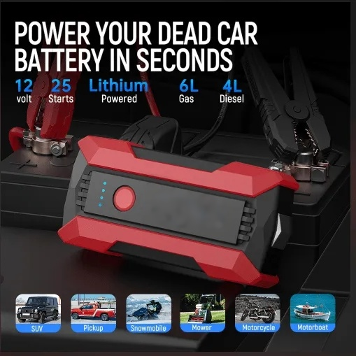 🔥Last 4 hours Sale: Save $20 -Peak Jump Starter with Force Start Function