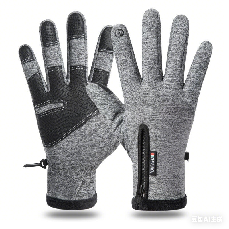 Anti-Slip Thermal Touch Screen Anti-Slip Winter Gloves for Men Women