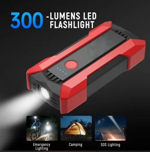 🔥Last 4 hours Sale: Save $20 -Peak Jump Starter with Force Start Function