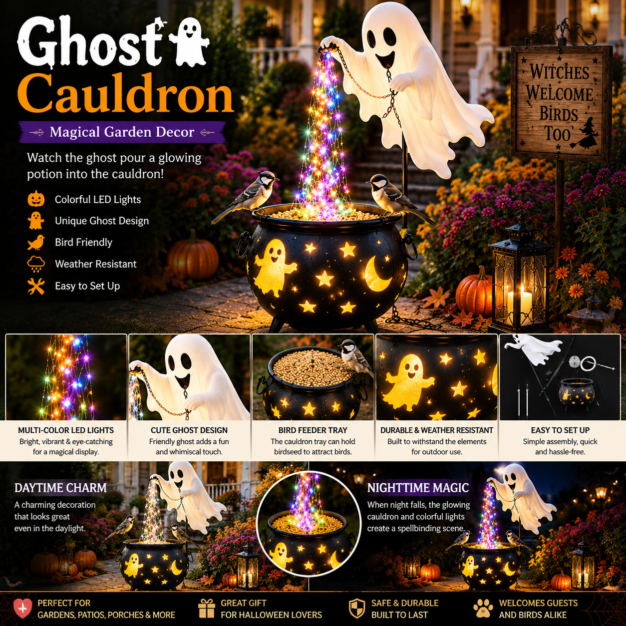 Last day of clearance!!💝Buy 2 Get 2 Free✨Ghost casts magic