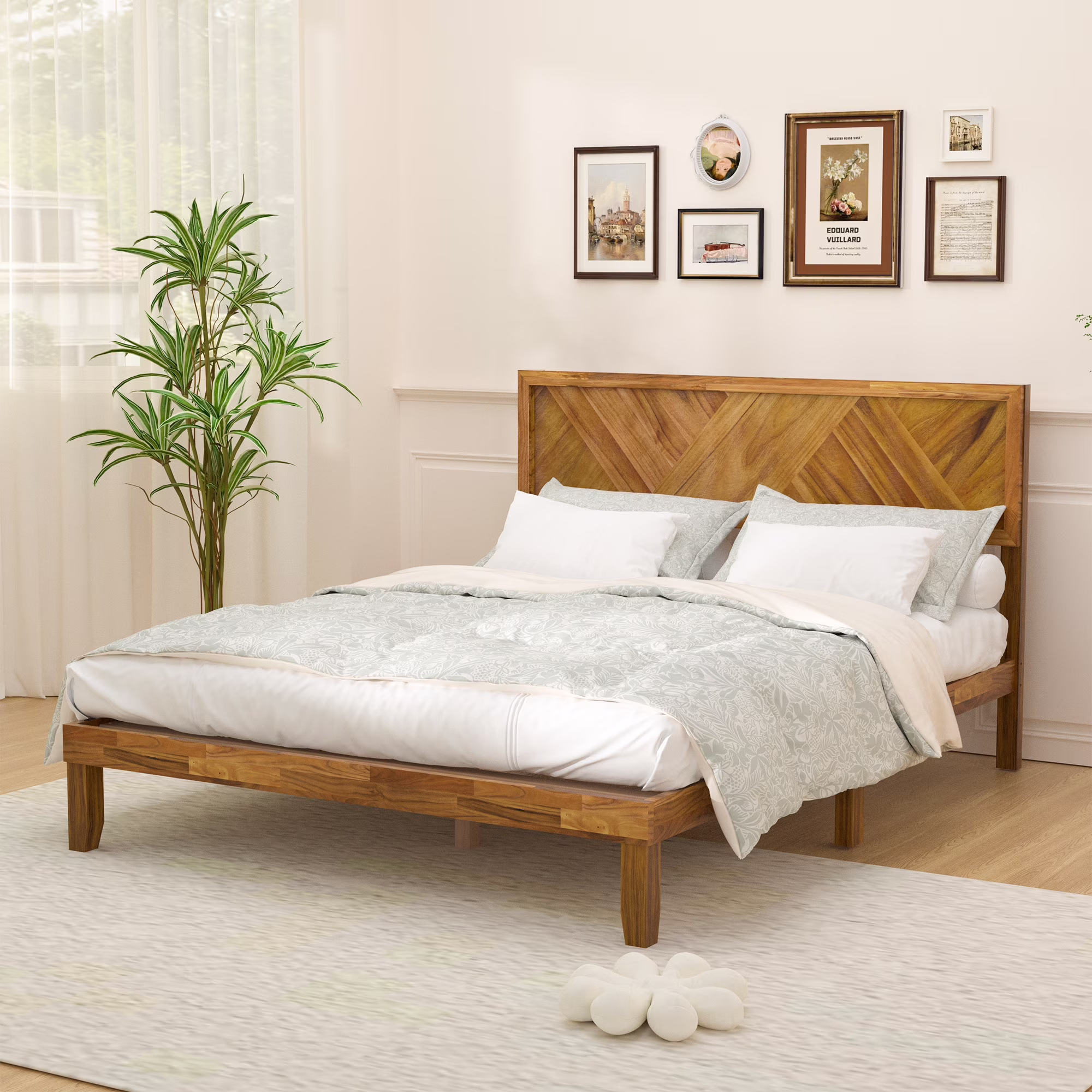 Joywind Bed Frame with Headboard