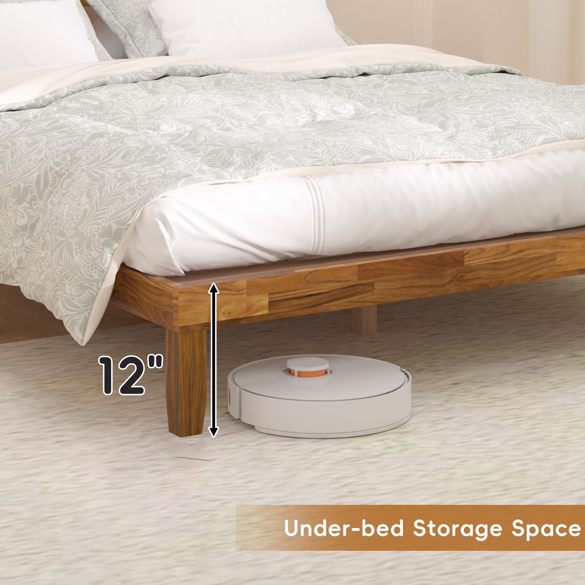 Joywind Bed Frame with Headboard