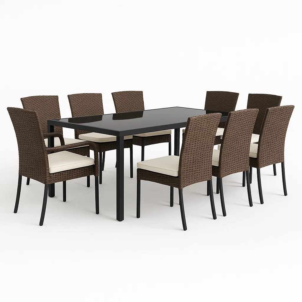 Conjunto de mesa y sillas - Dwellmarble