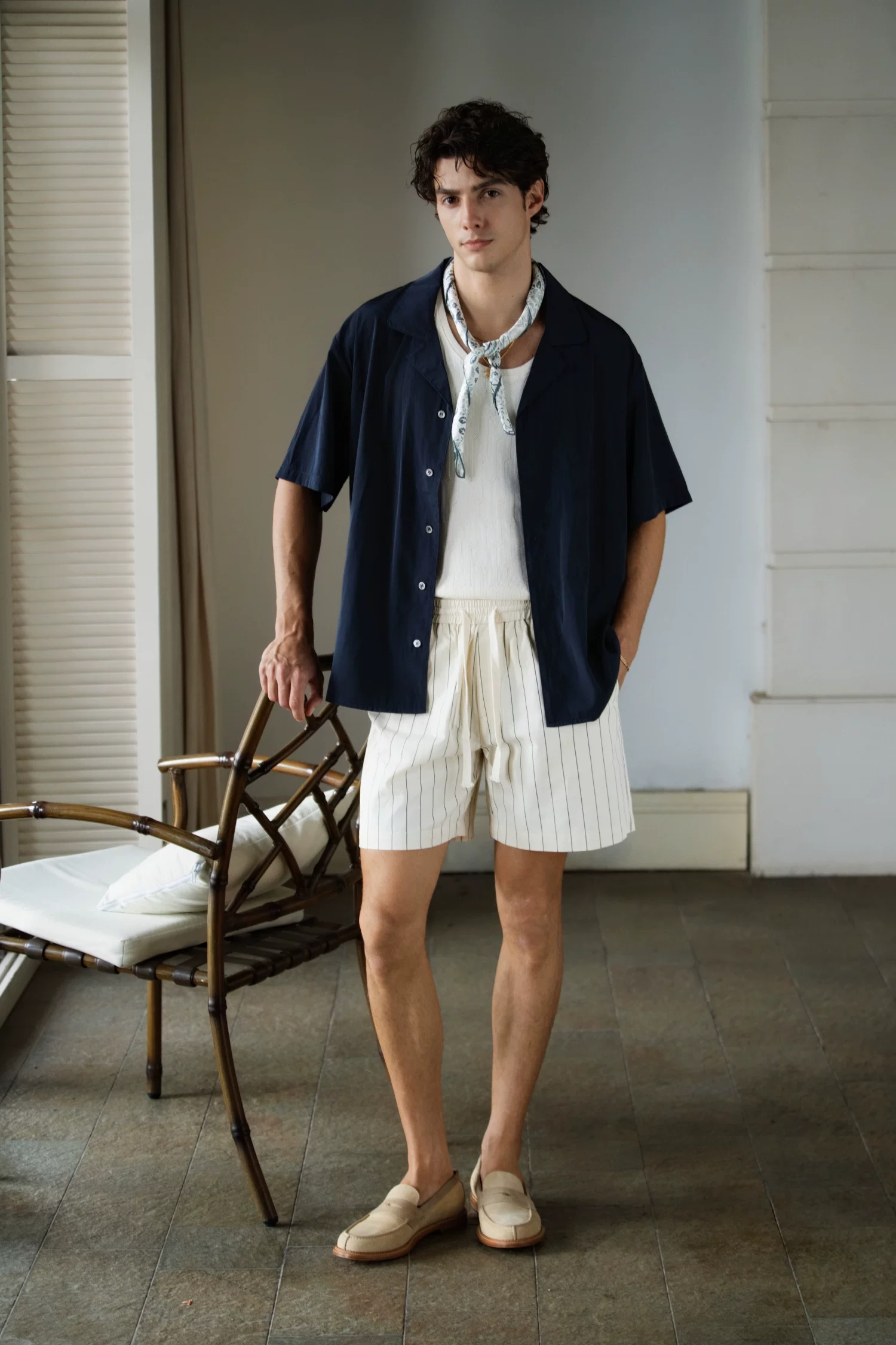 Striped Beach Shorts