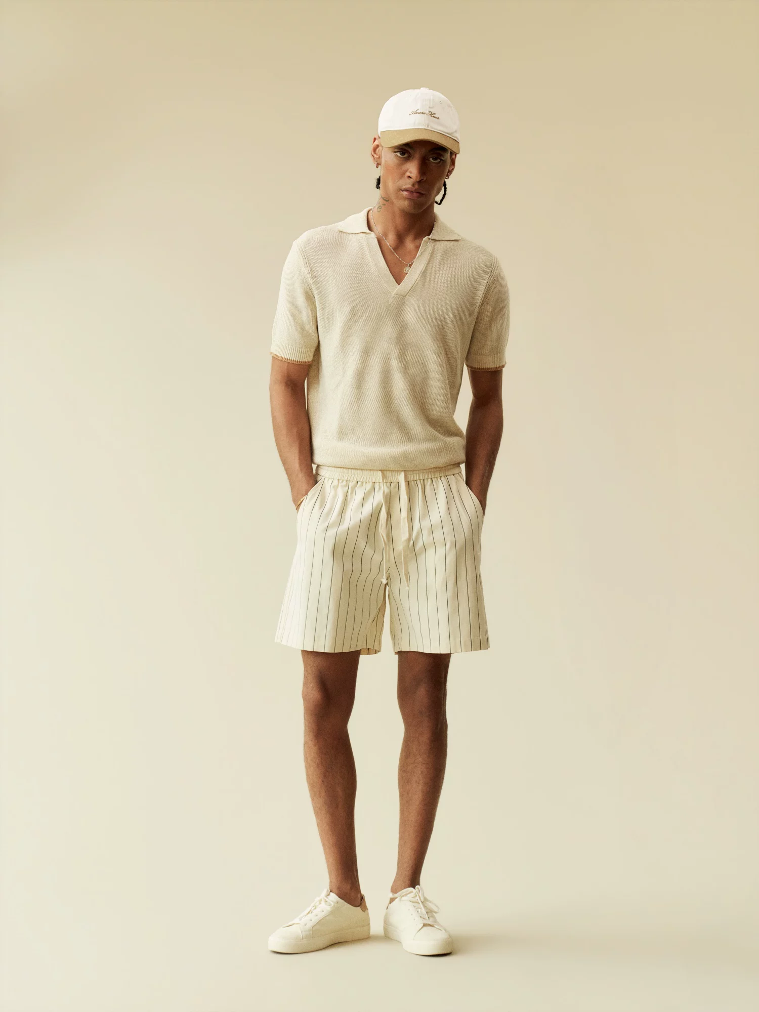 Striped Beach Shorts