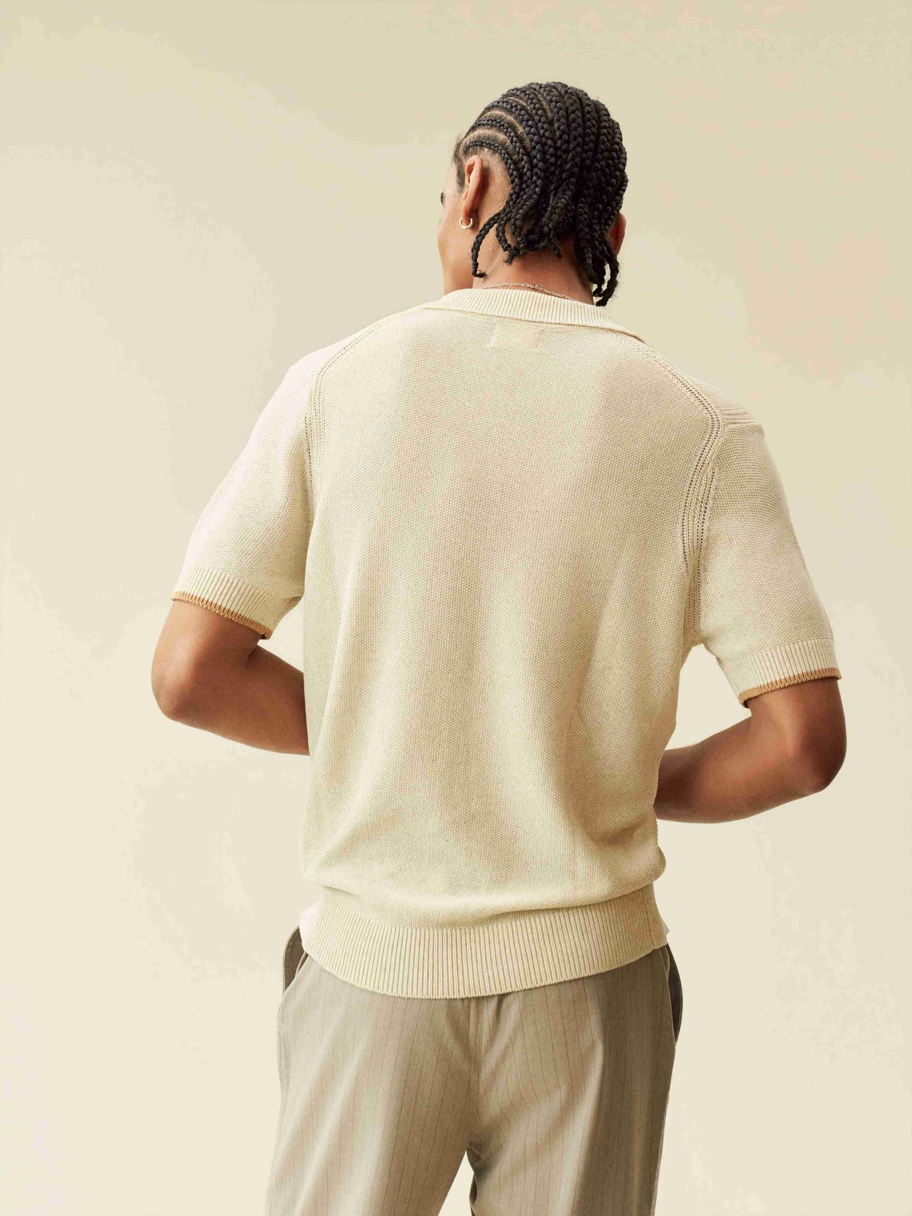 "Linen-Tencel Blend" Polo Shirt/T-Shirt