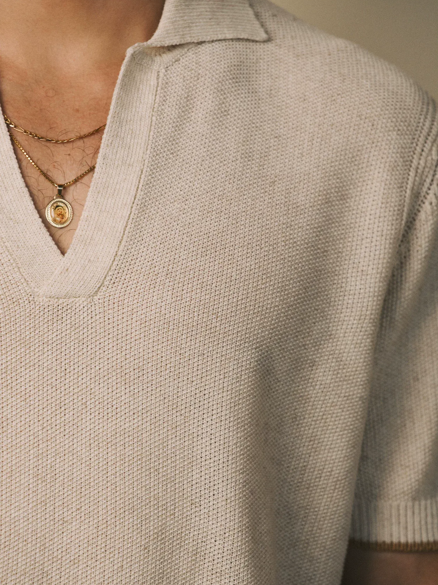 "Linen-Tencel Blend" Polo Shirt/T-Shirt