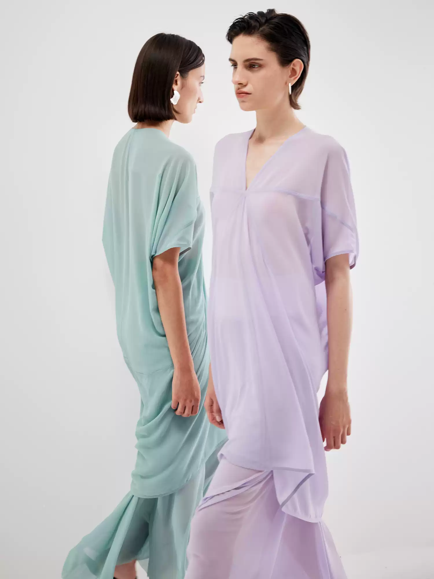 Flowing Cut Sheer Top