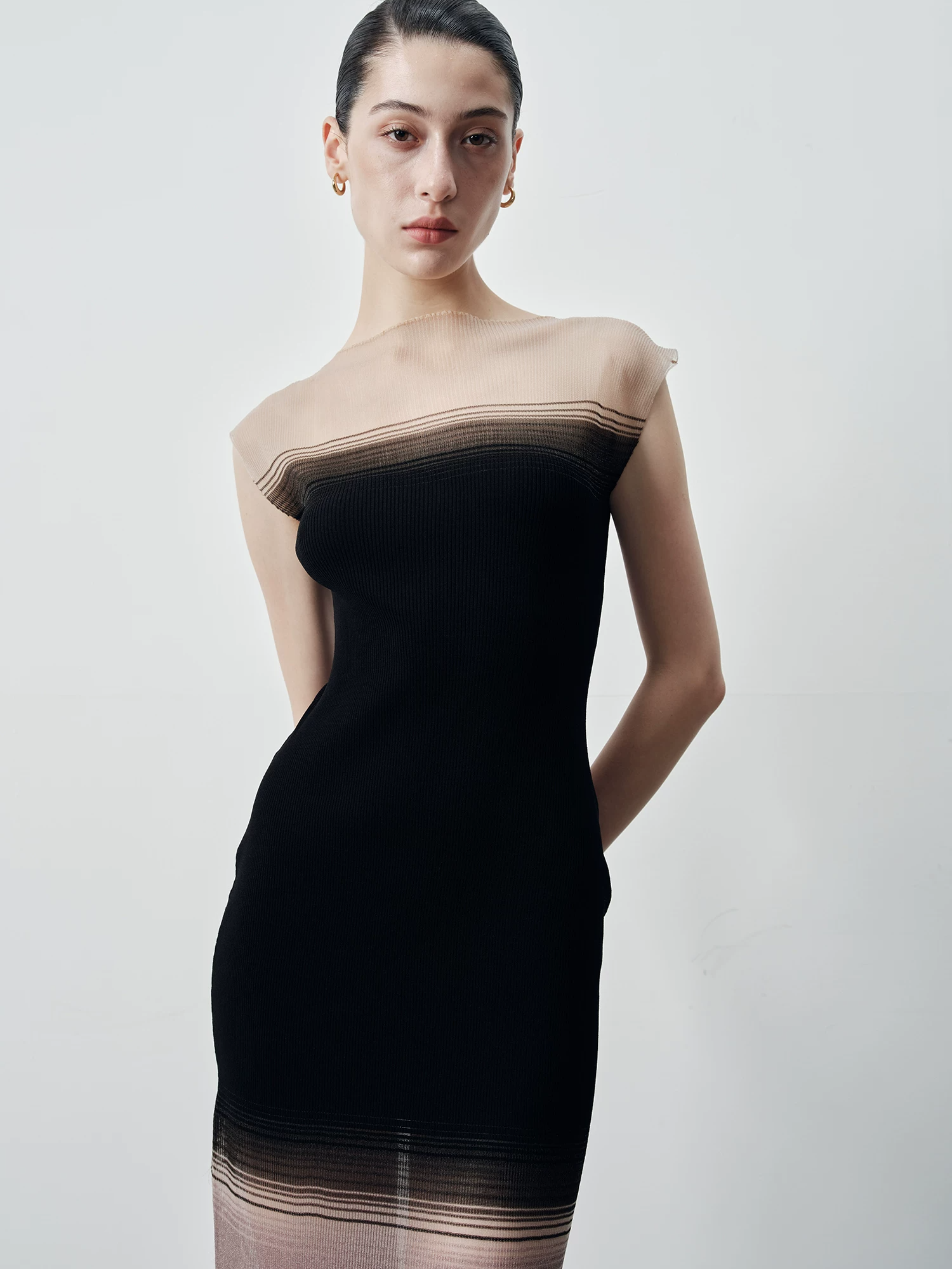 Gradient Knit Dress