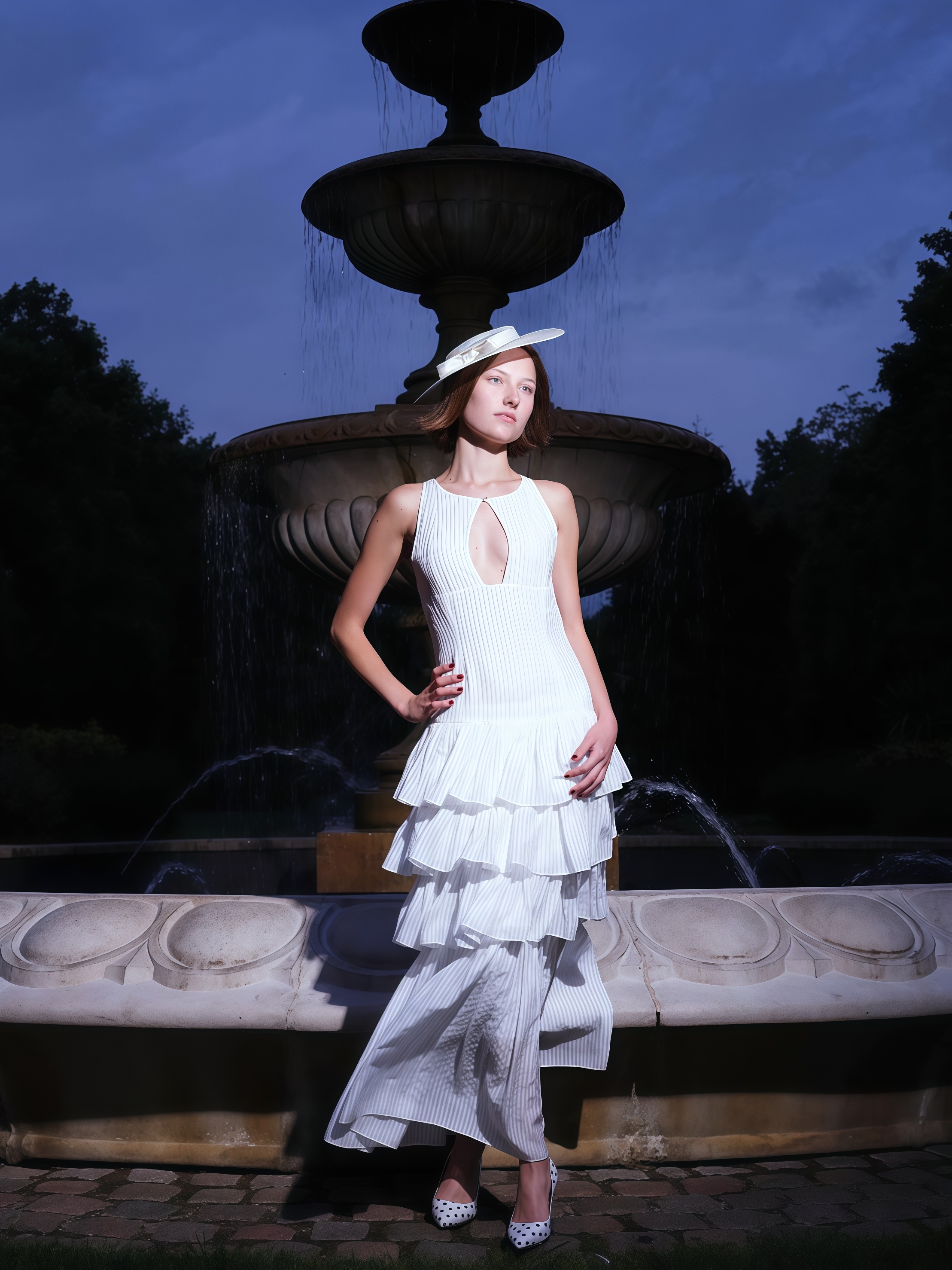 Detachable Skirt Overlay Cake Dress
