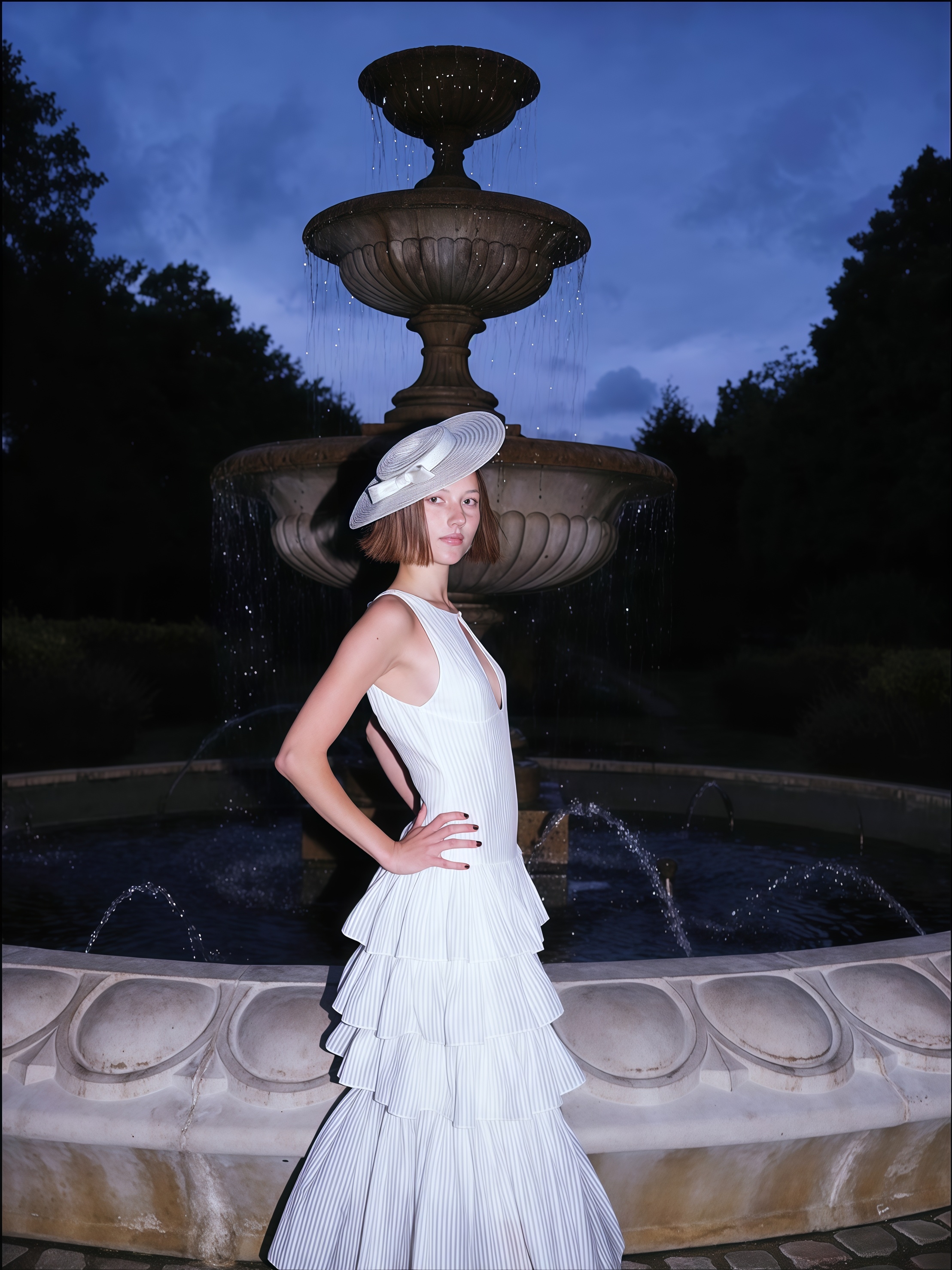 Detachable Skirt Overlay Cake Dress