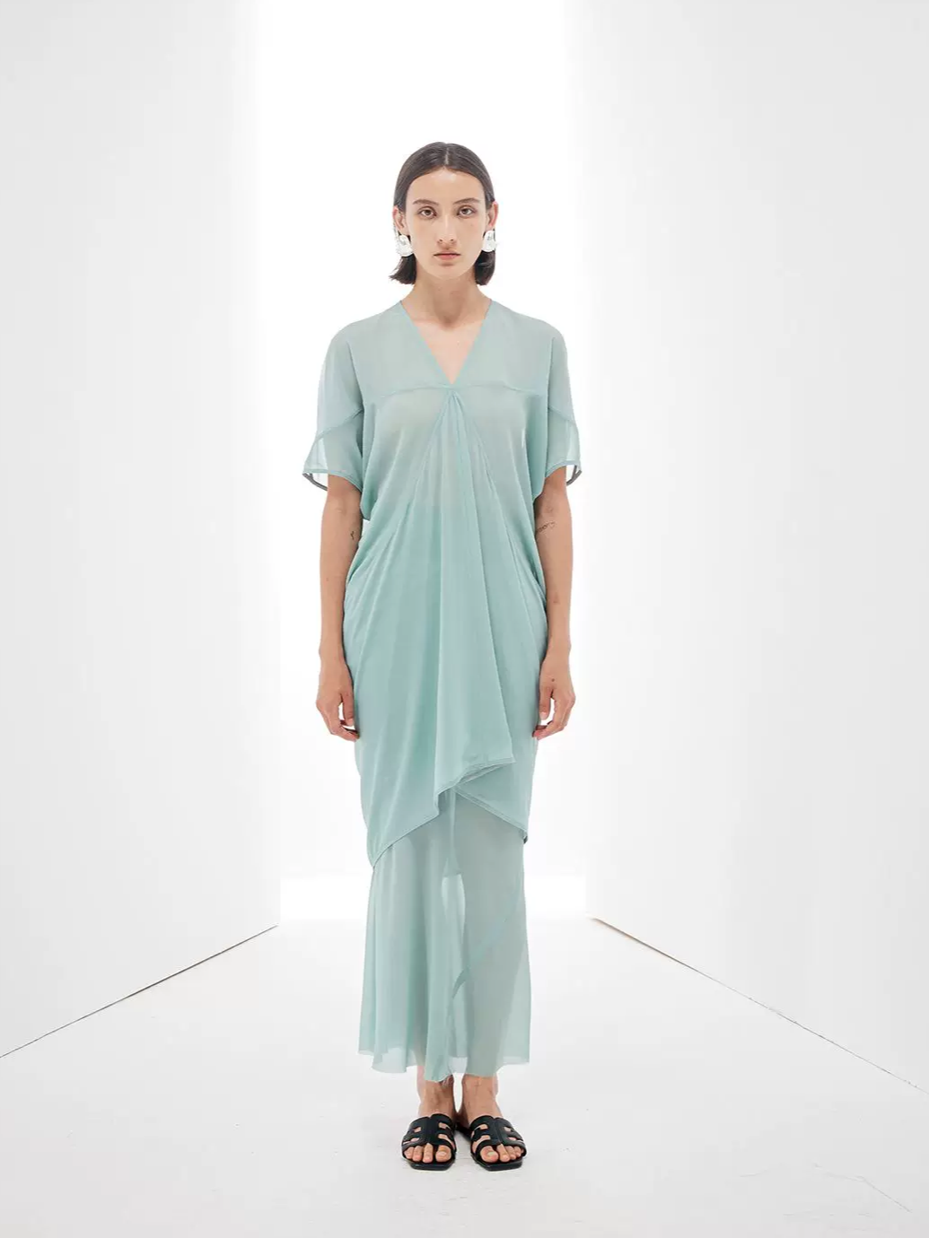Flowing Cut Sheer Top