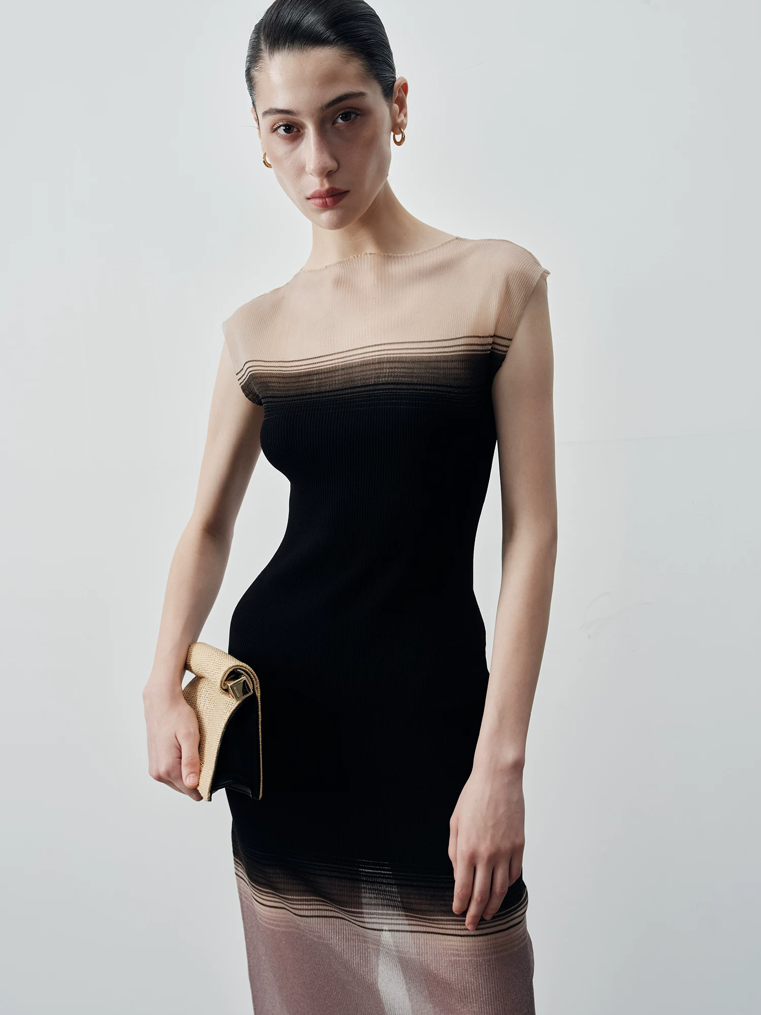 Gradient Knit Dress