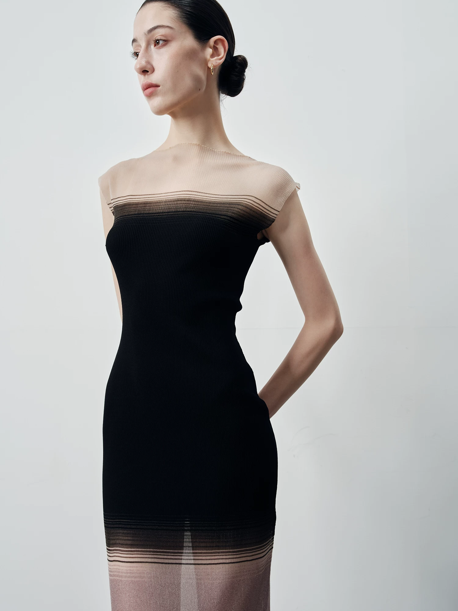 Gradient Knit Dress