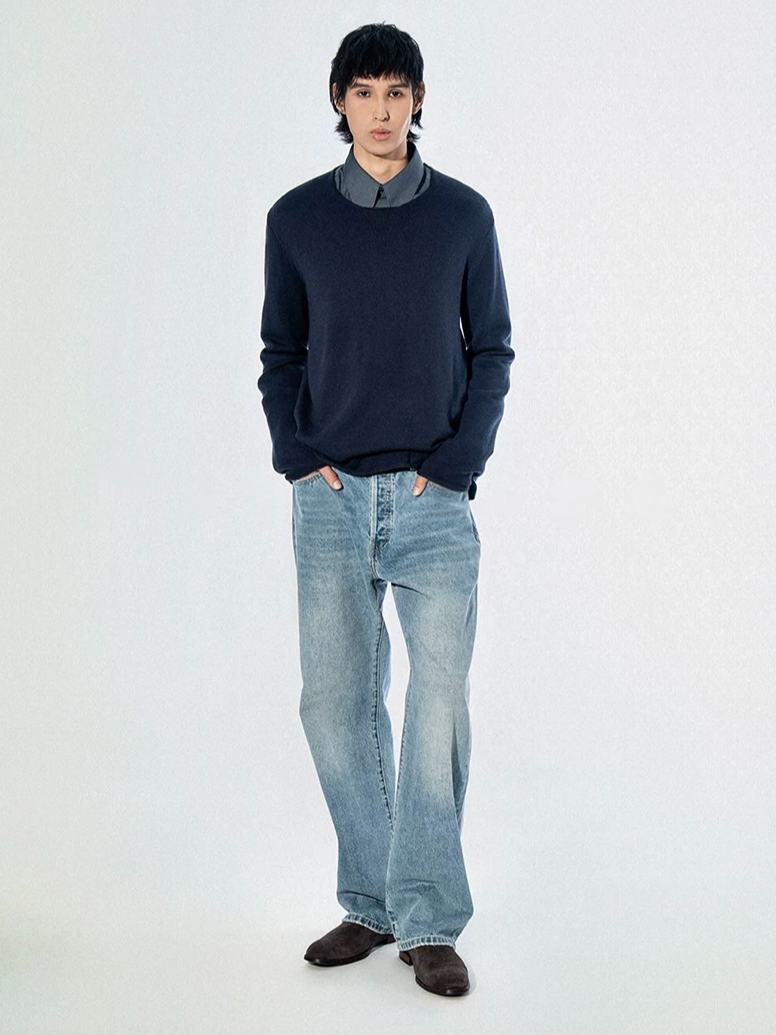 Straight-leg Jeans