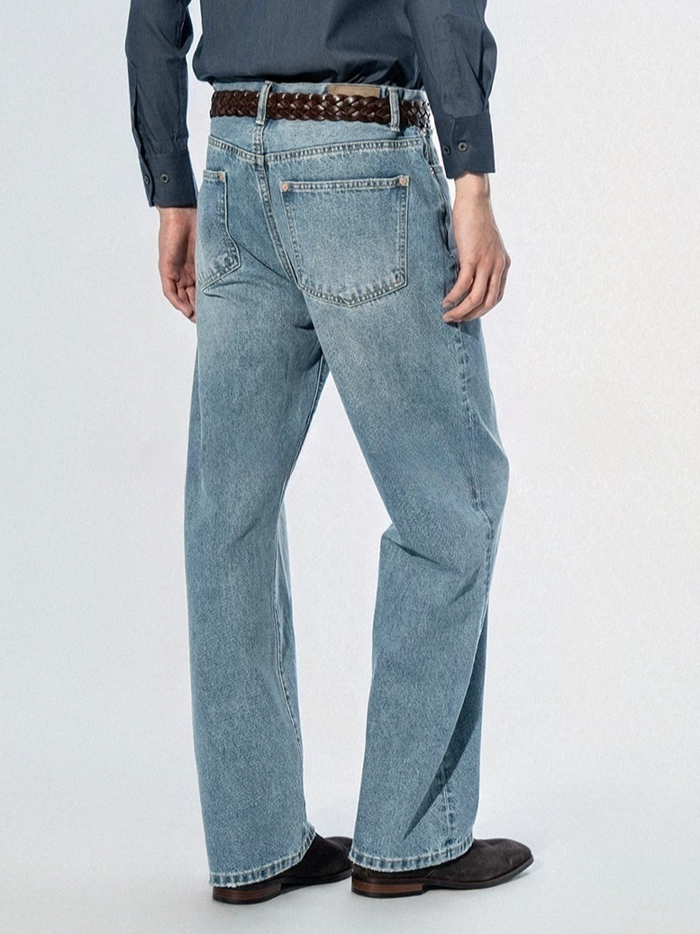 Straight-leg Jeans