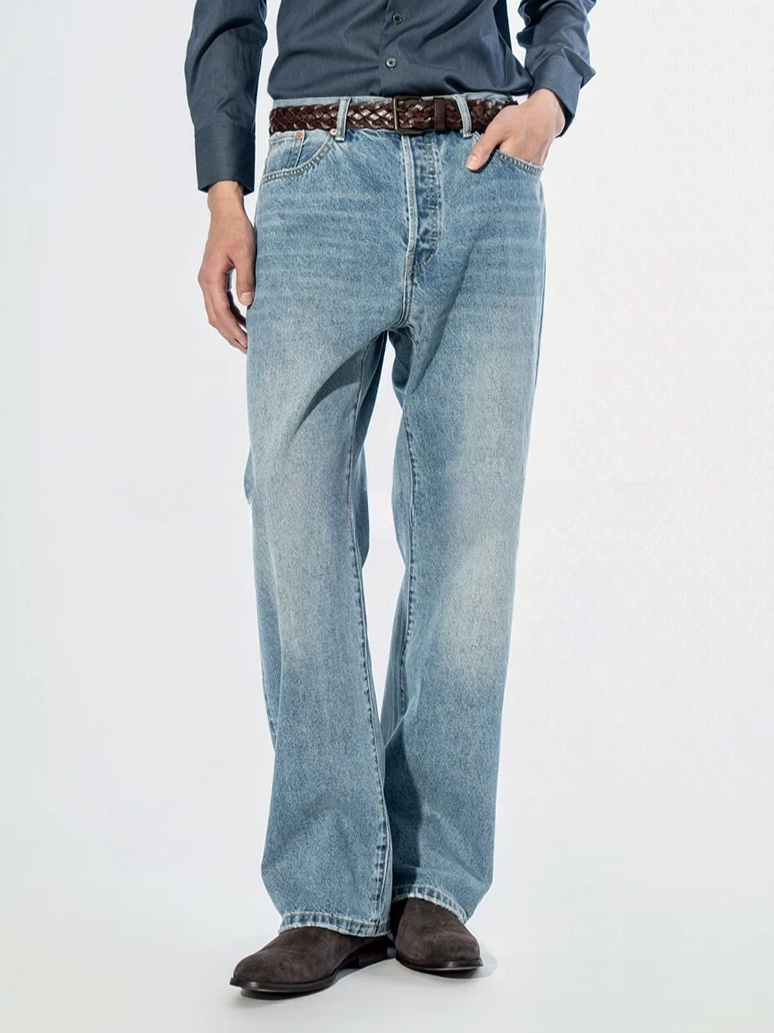 Straight-leg Jeans