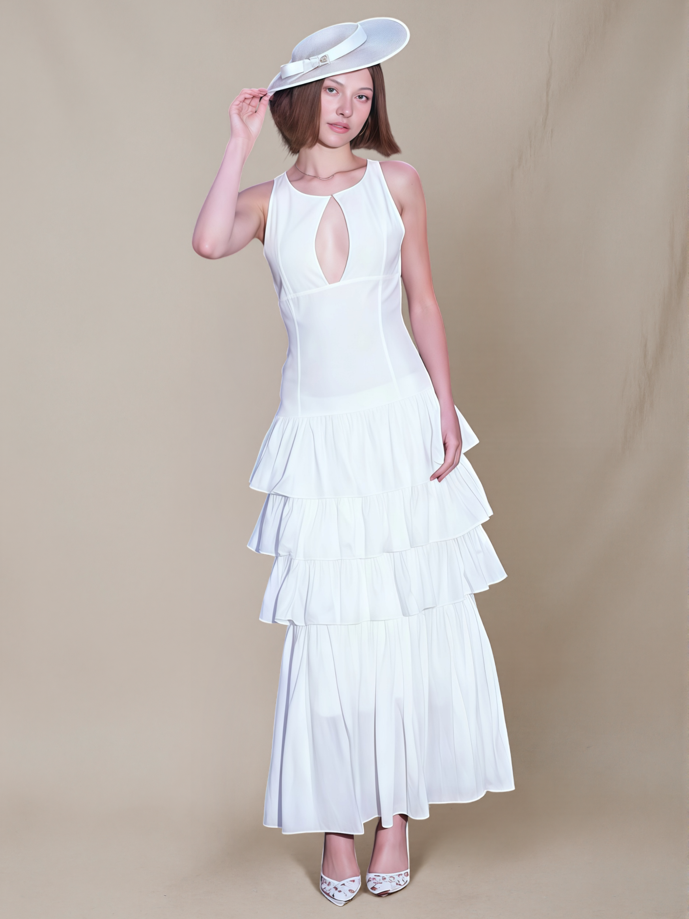 Detachable Skirt Overlay Cake Dress