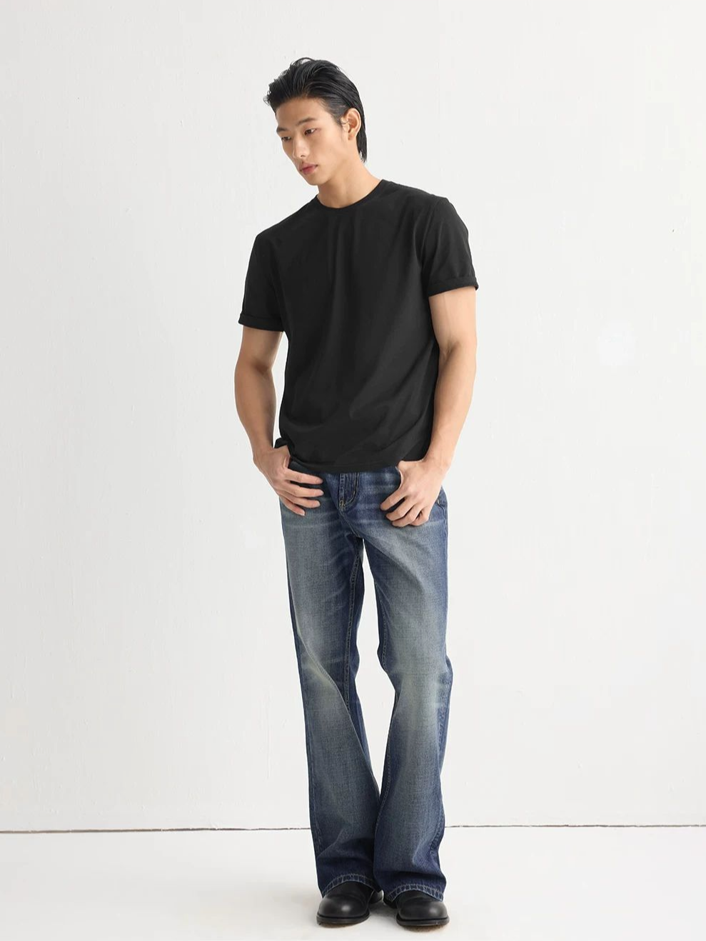 Slim-Fit Flared Jeans