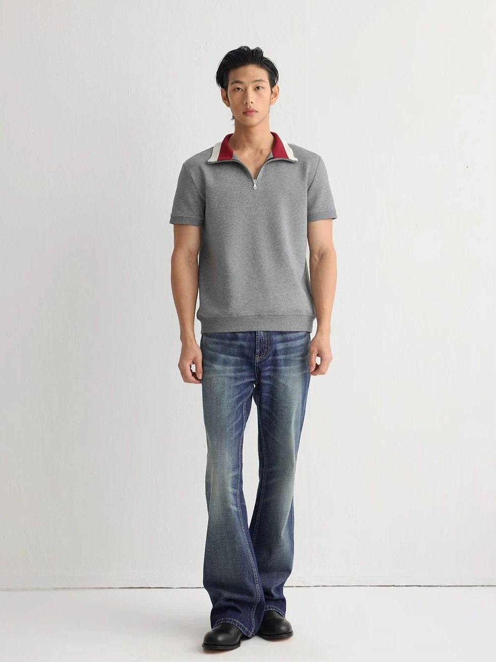 Slim-Fit Flared Jeans