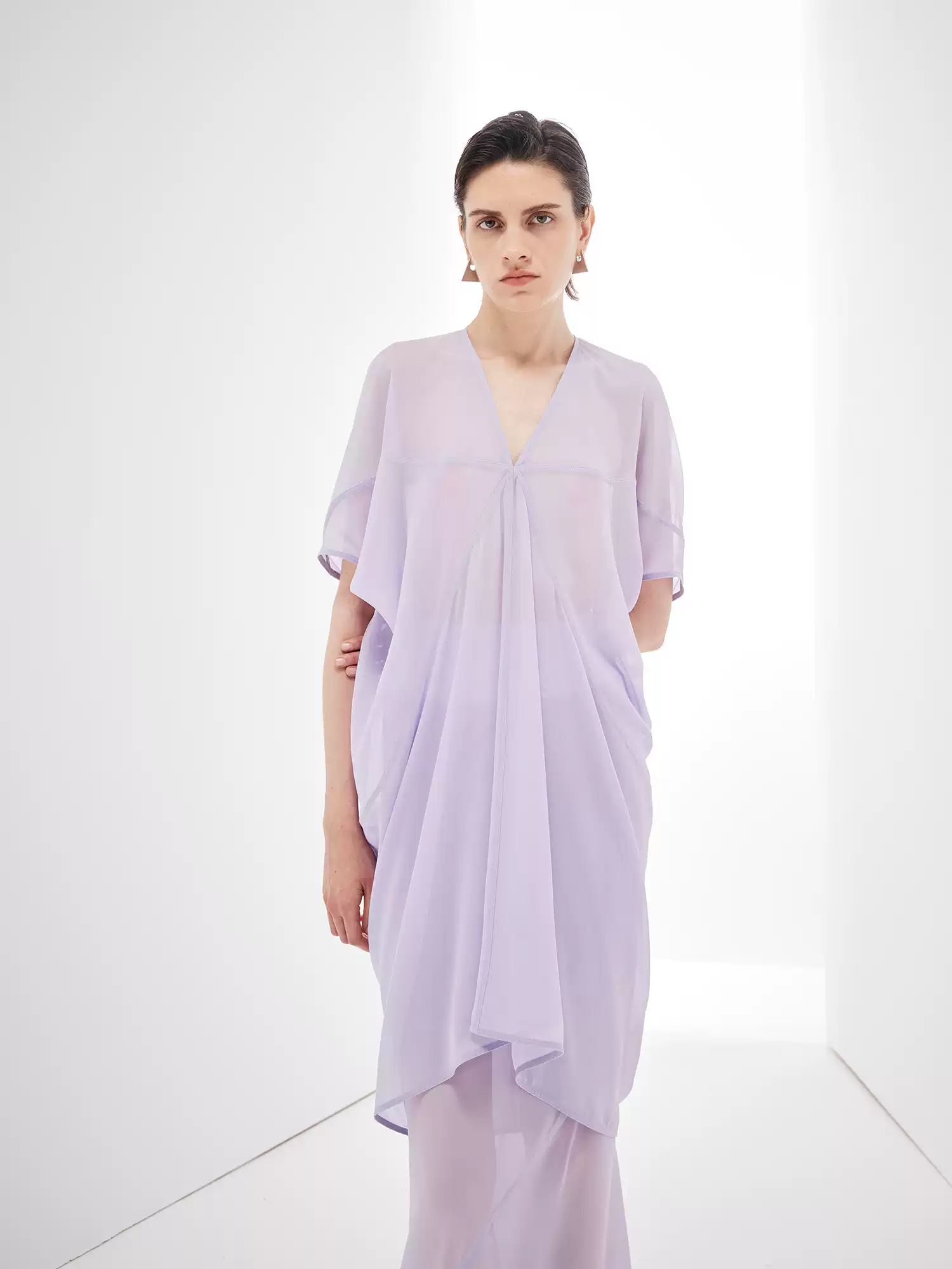 Flowing Cut Sheer Top