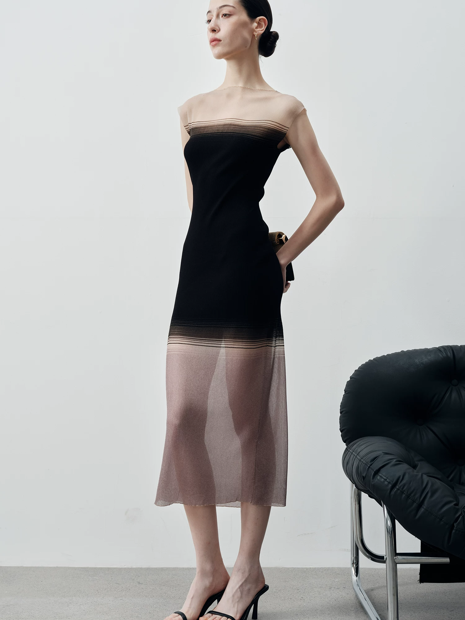 Gradient Knit Dress