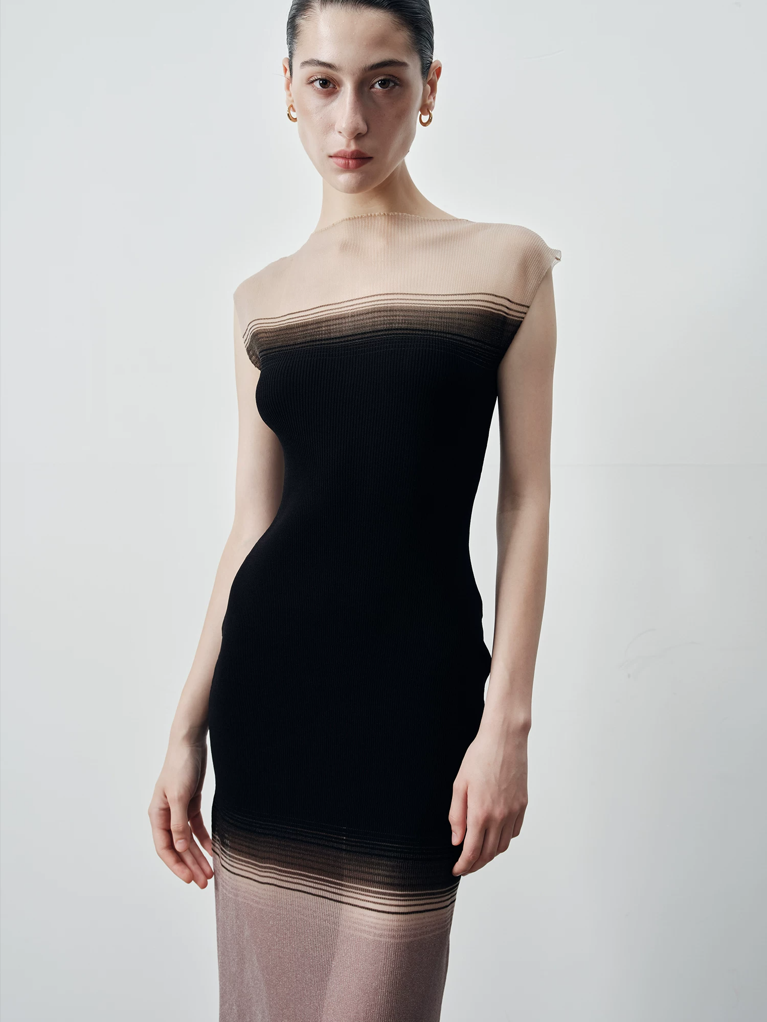 Gradient Knit Dress