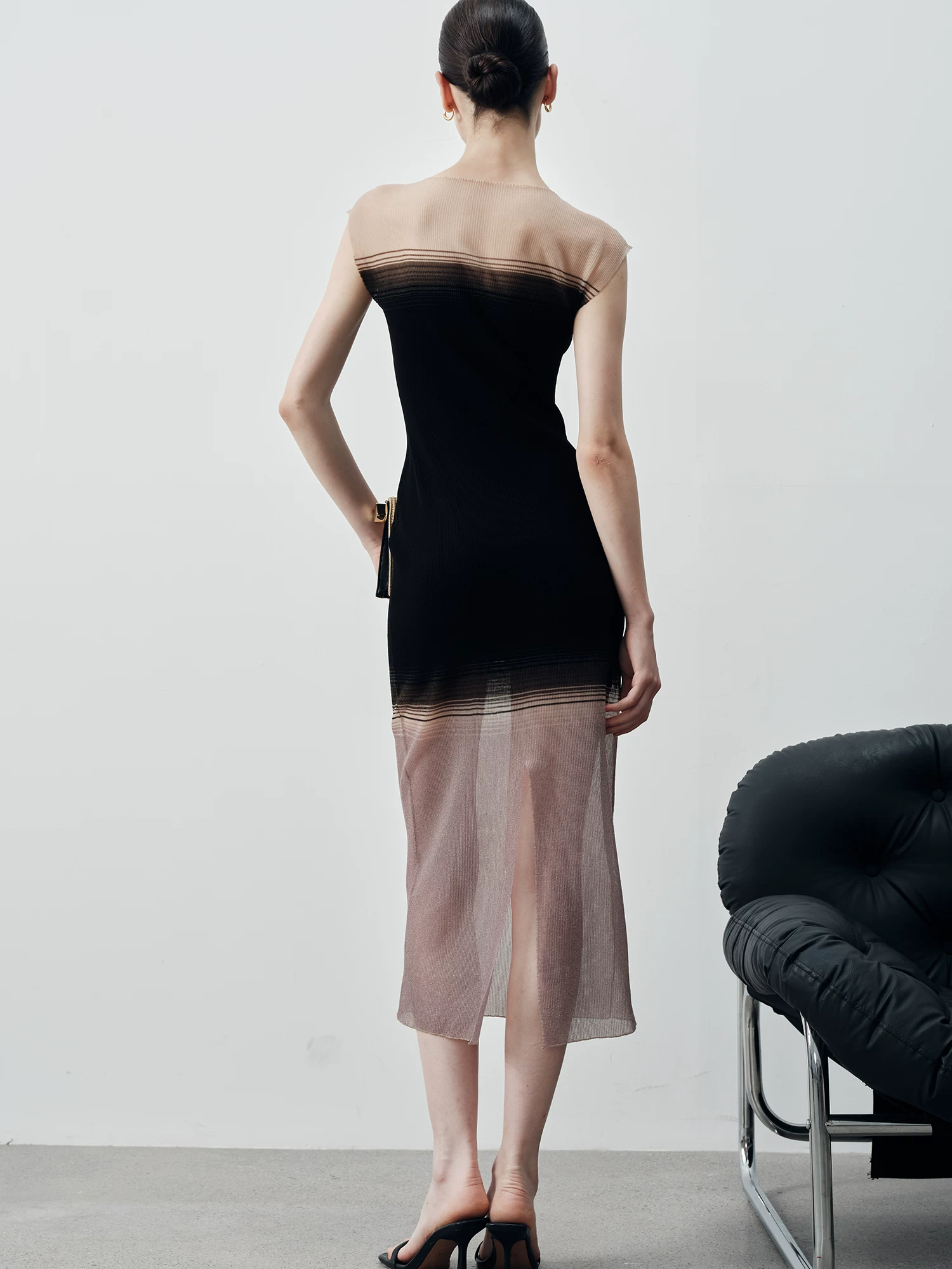 Gradient Knit Dress