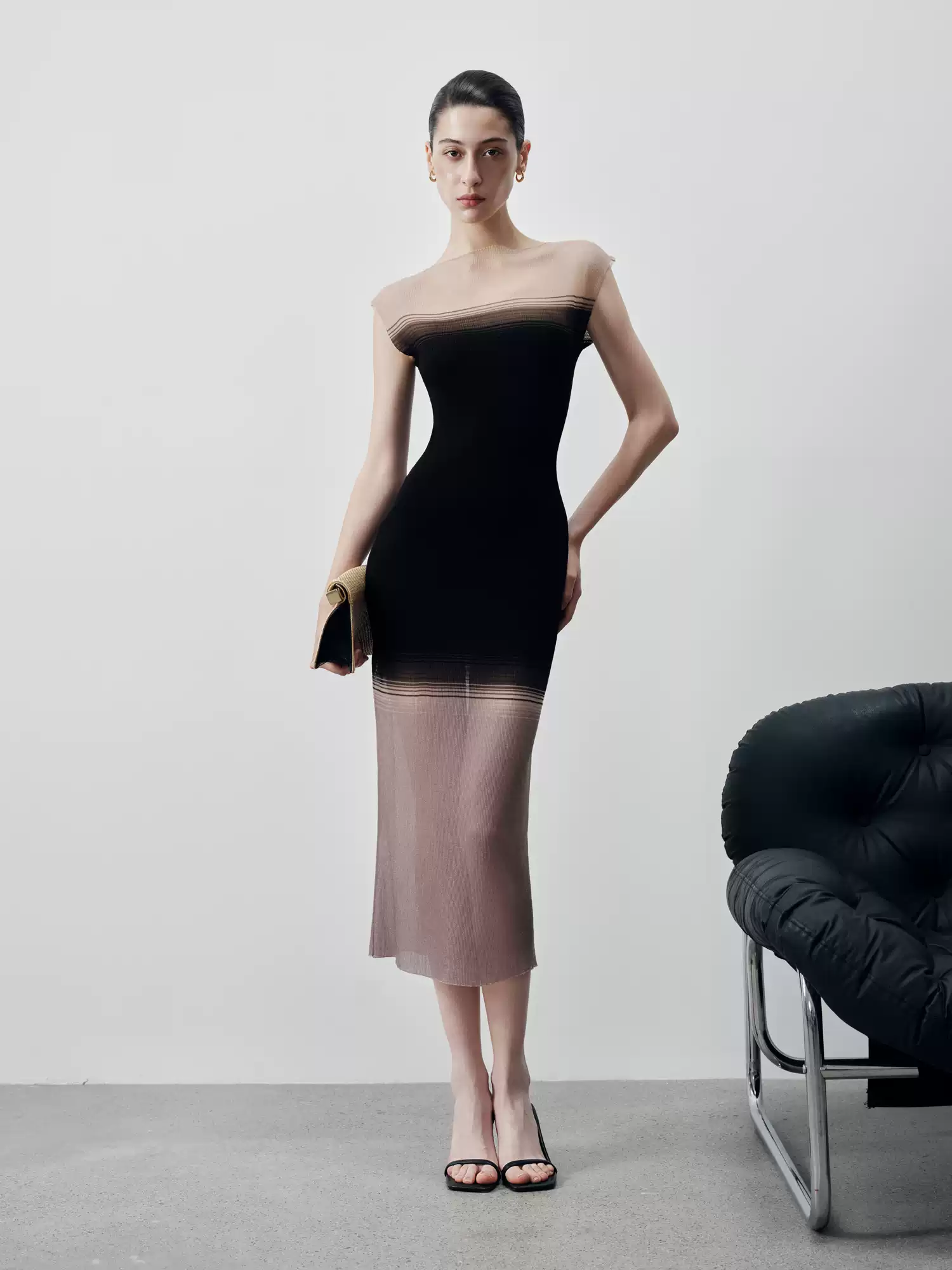Gradient Knit Dress