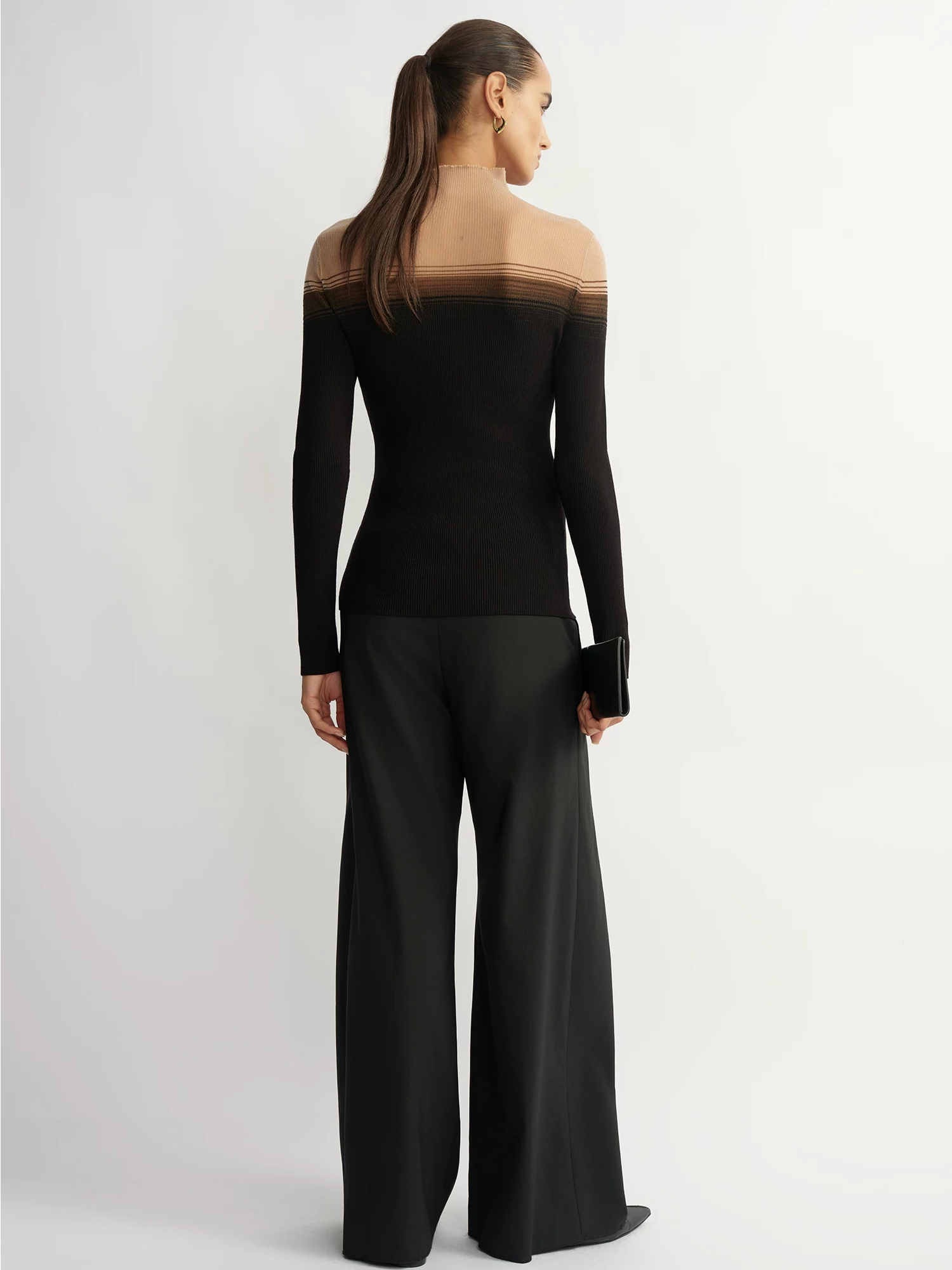 'Cicada-wing Skin-like' Knit Top
