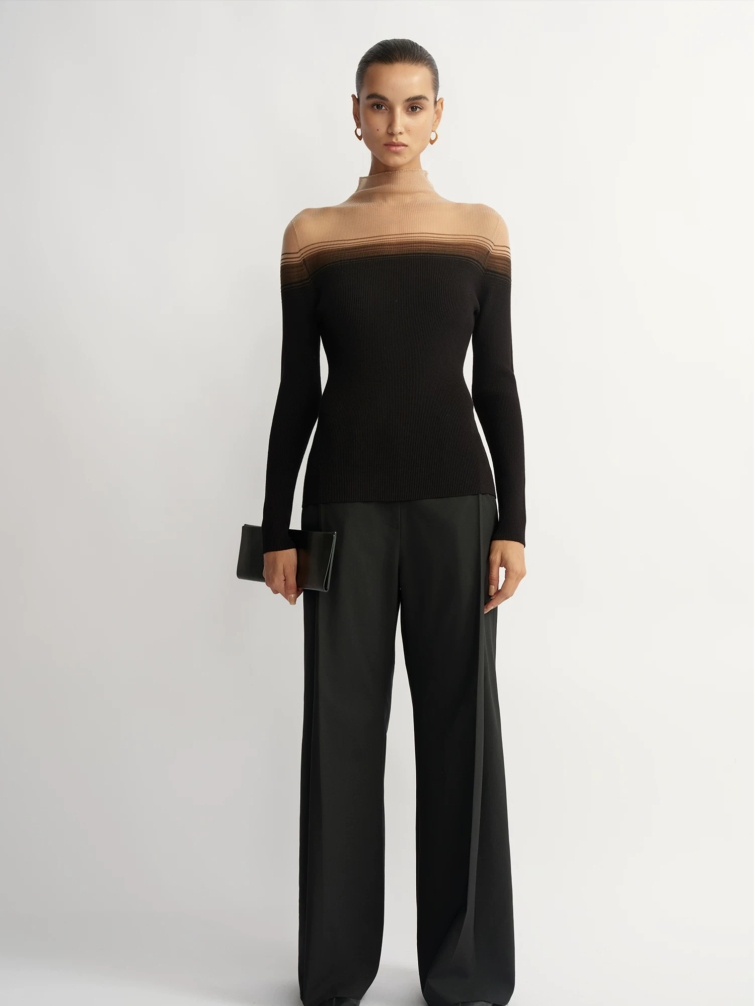 'Cicada-wing Skin-like' Knit Top