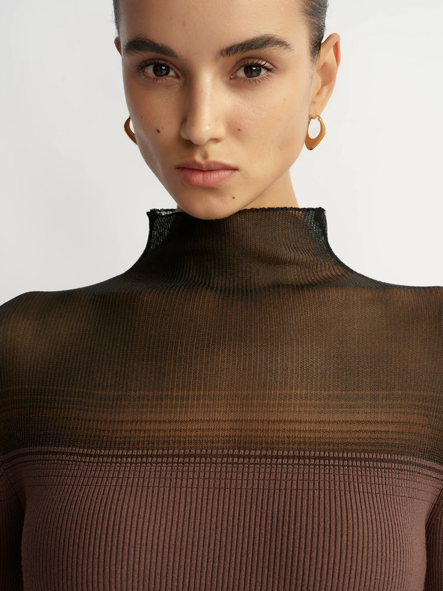 'Cicada-wing Skin-like' Knit Top