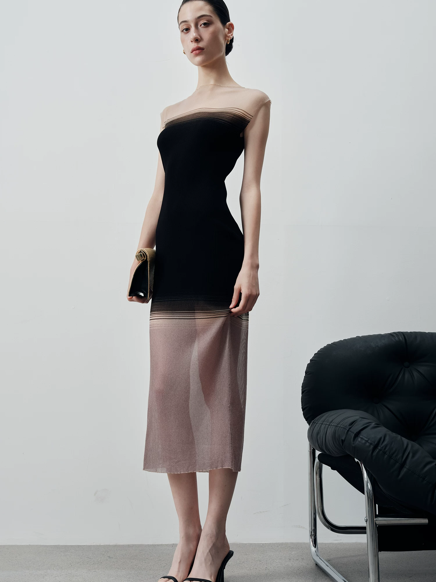 Gradient Knit Dress