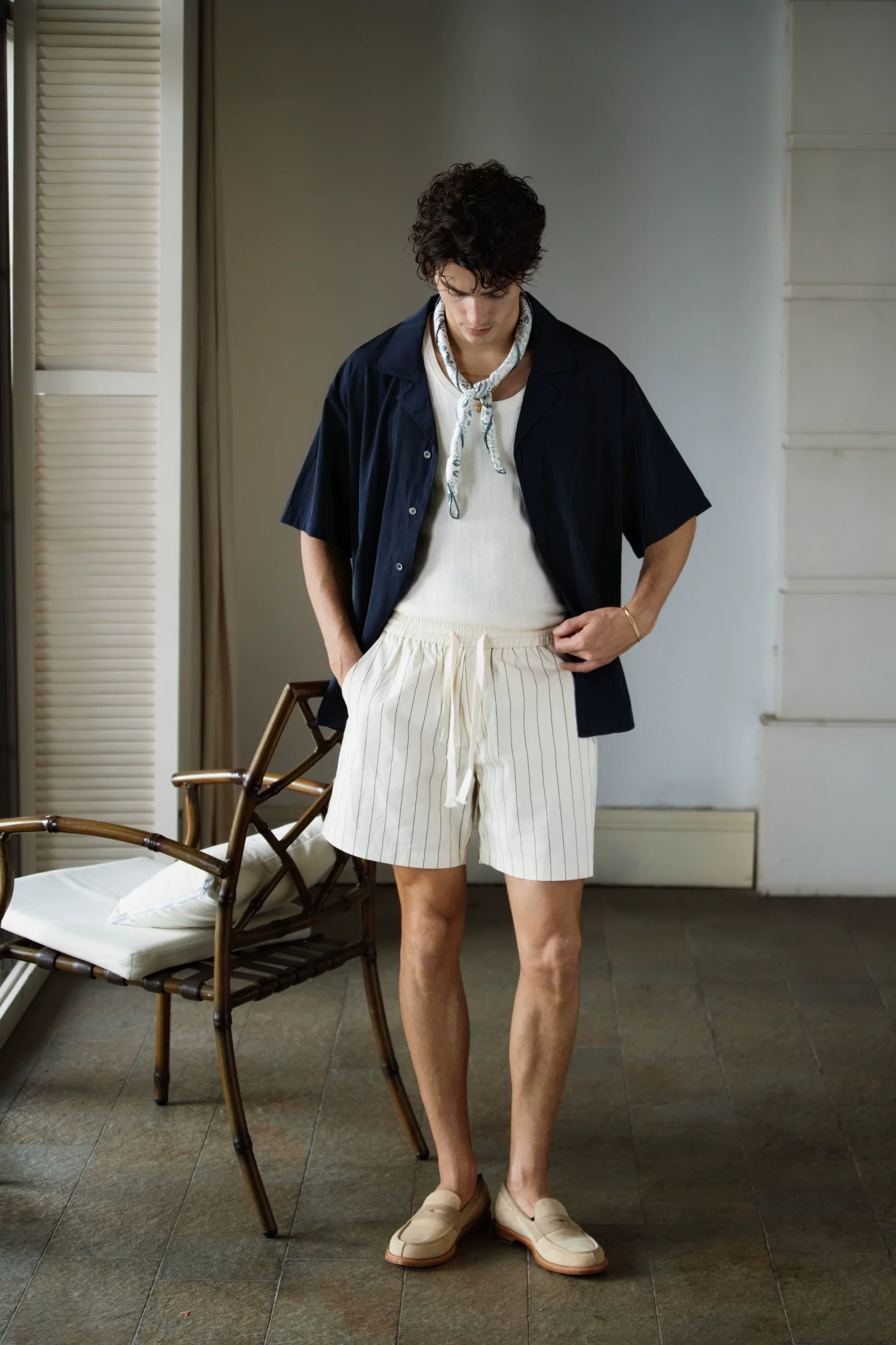 Striped Beach Shorts