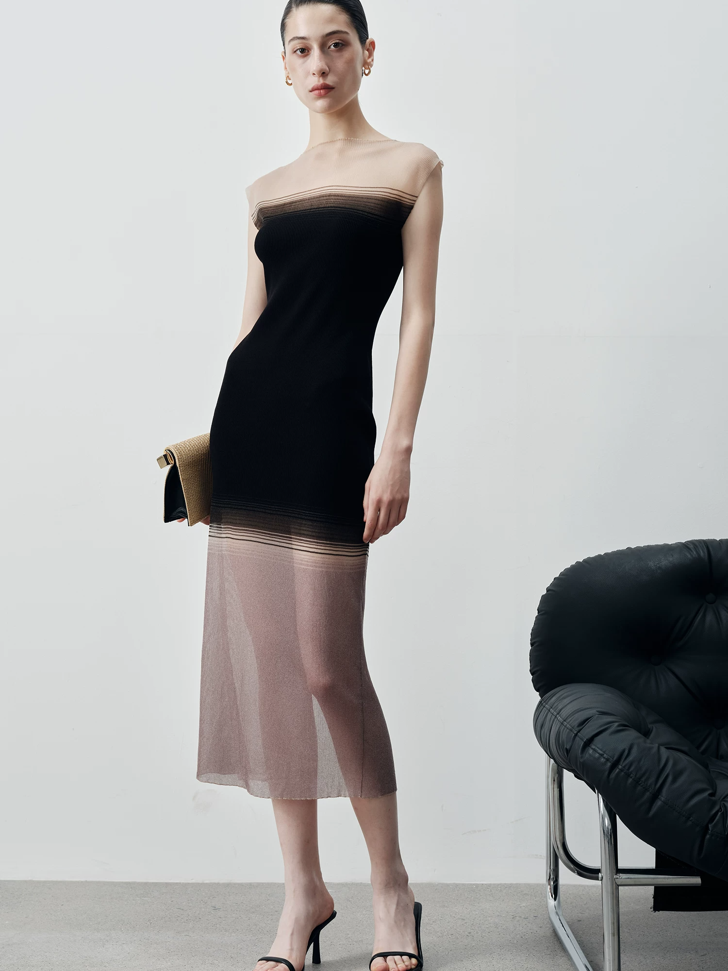 Gradient Knit Dress