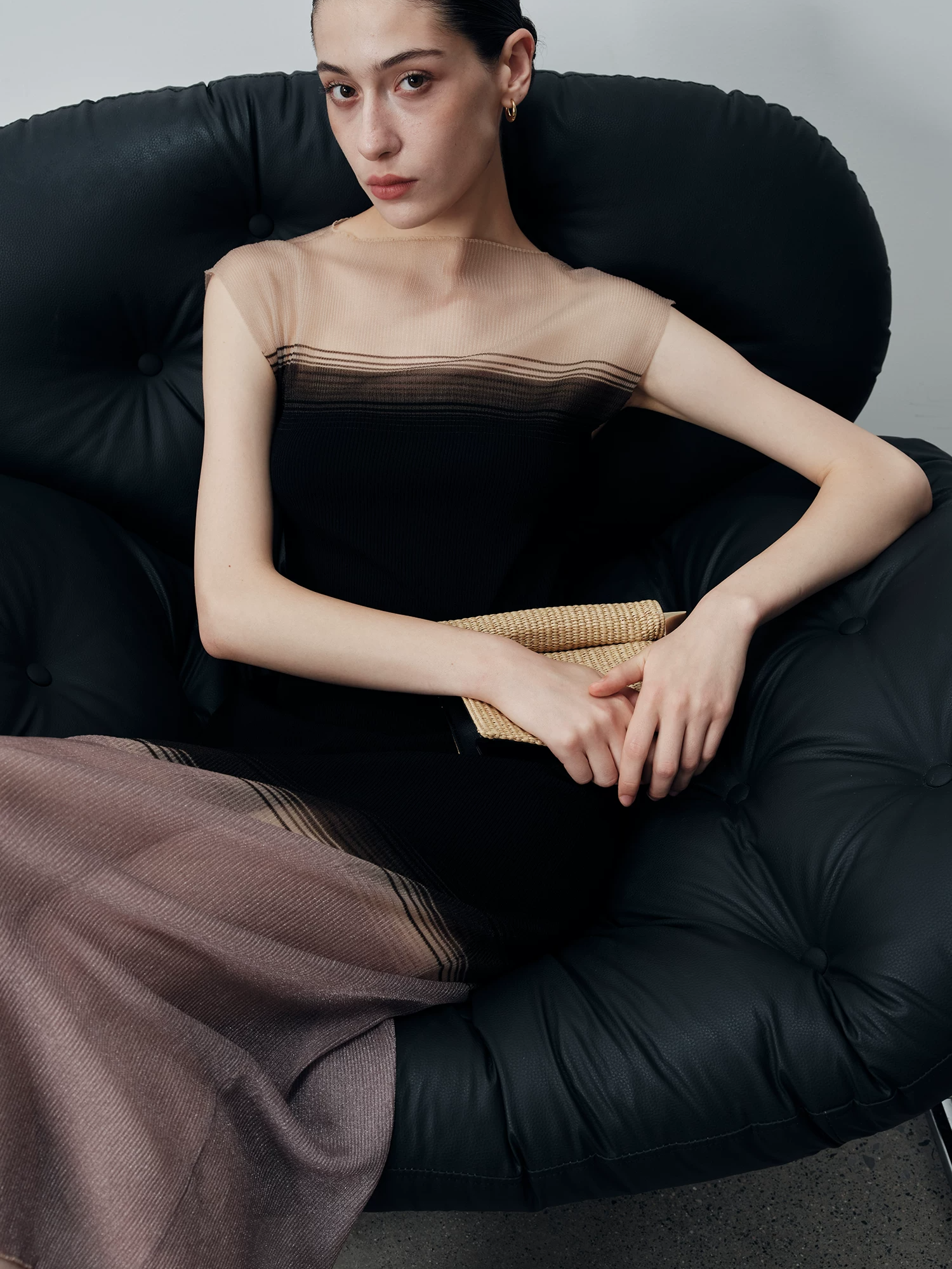 Gradient Knit Dress