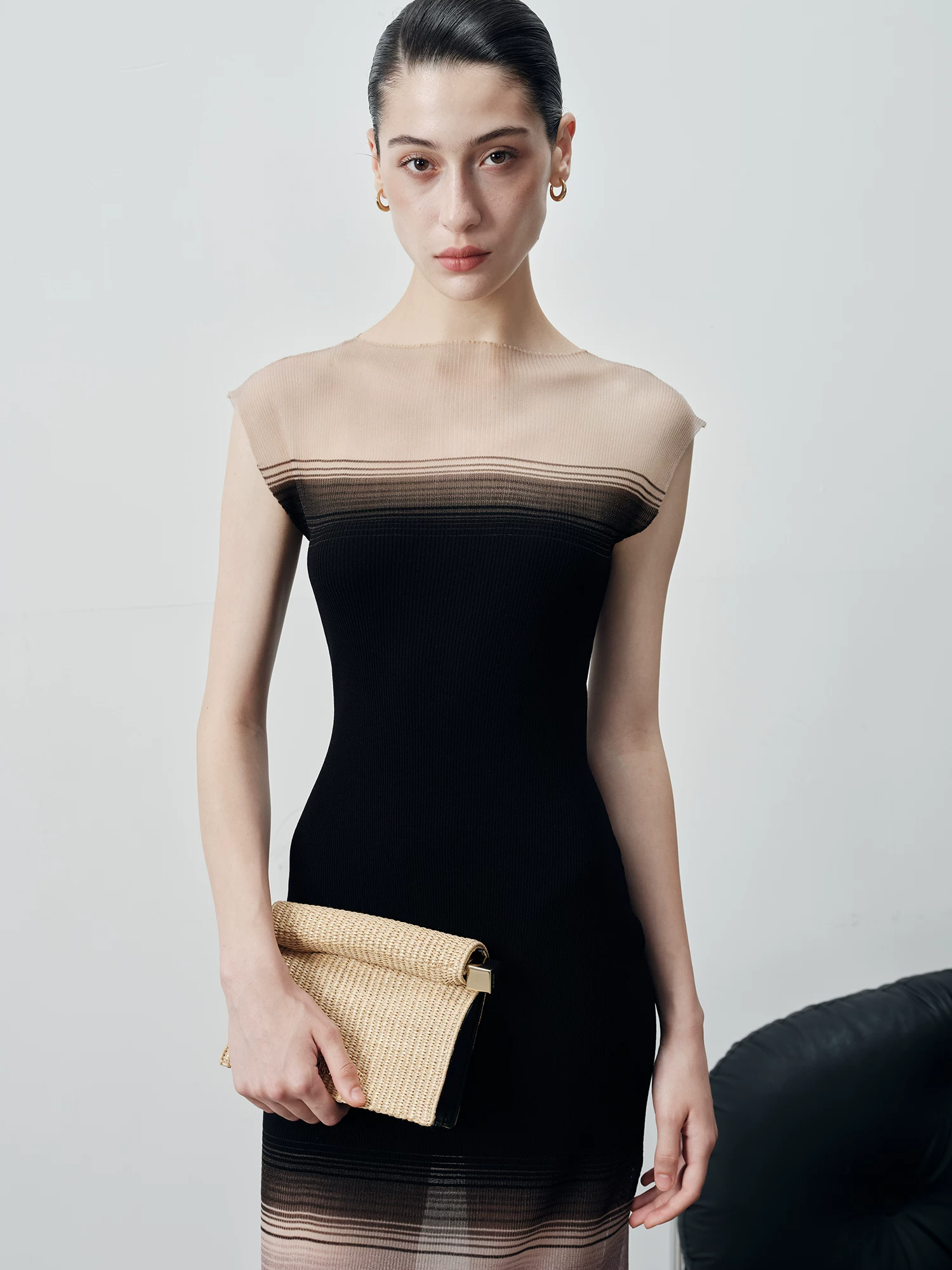 Gradient Knit Dress